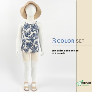 Set Đồ Bộ Ôm Body Bé Gái